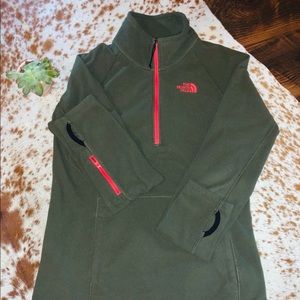 North face half zip pullover